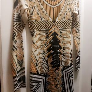 Translucent Aztec print